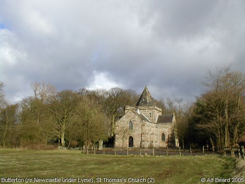 Recent Photograph of St Thomas's Church (2) (Butterton by Newcastle)