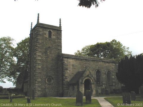 Recent Photograph of St Mary & St Lawrence's Church (Cauldon)