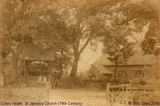 Recent Photograph of St James's Church (Old Photograph) (Cotes Heath)
