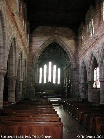 Recent Photograph of Inside Holy Trinity Church (Eccleshall)