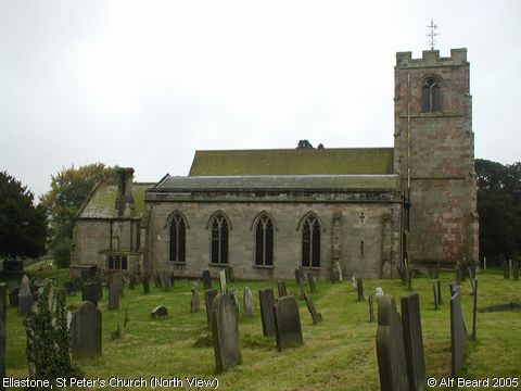 Recent Photograph of St Peter's Church (North View) (Ellastone)