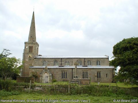 Recent Photograph of St Michael & All Angels Church (South View) (Hamstall Ridware)