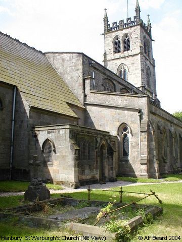 Recent Photograph of St Werburgh's Church (NE View) (Hanbury)