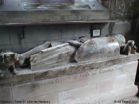Recent Photograph of Tomb of John de Hanbury (Hanbury)