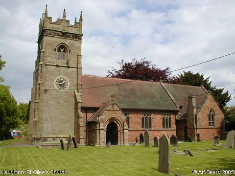 Recent Photograph of St Giles's Church (Haughton)