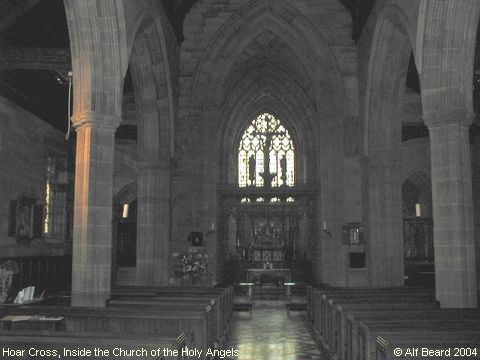 Recent Photograph of Inside the Church of the Holy Angels (Hoar Cross)