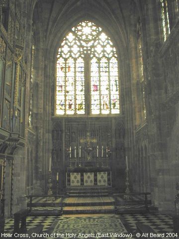 Recent Photograph of Church of the Holy Angels (East Window) (Hoar Cross)
