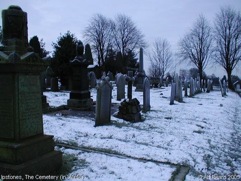 Recent Photograph of The Cemetery (in Winter) (Ipstones)