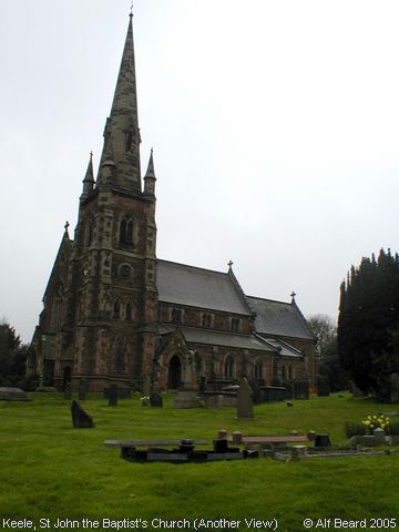 Recent Photograph of St John the Baptist's Church (Another View) (Keele)