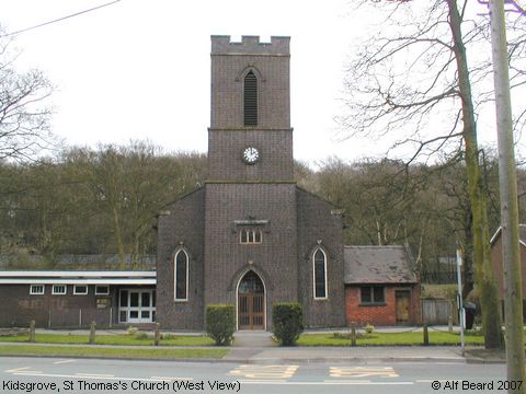 Recent Photograph of St Thomas's Church (West View) (Kidsgrove)