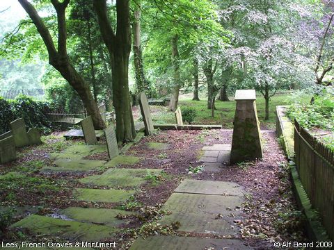 Recent Photograph of French Graves & Monument (Leek)