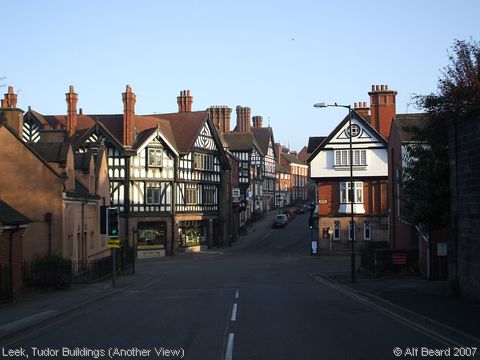 Recent Photograph of Tudor Buildings (Another View) (Leek)