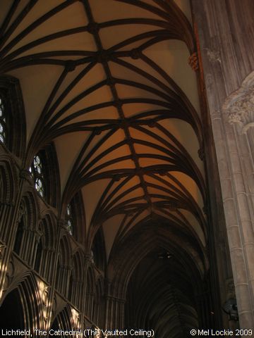 Recent Photograph of The Cathedral (The Vaulted Ceiling) (Lichfield)