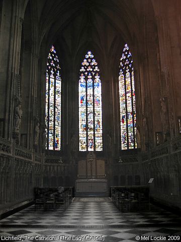Recent Photograph of The Cathedral (The Lady Chapel) (Lichfield)