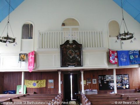 Recent Photograph of Inside St Bartholomew's Church (West End) (Longnor)