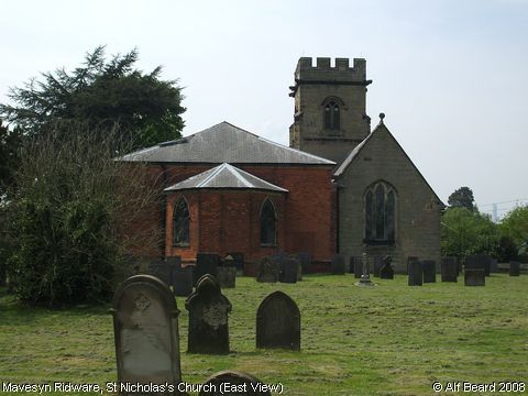 Recent Photograph of St Nicholas's Church (East View) (Mavesyn Ridware)