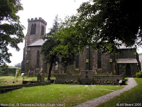 Recent Photograph of St Thomas's Church (South View) (Mow Cop)