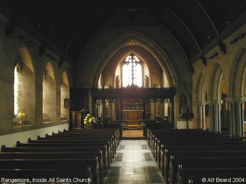 Recent Photograph of Inside All Saints Church (Rangemore)