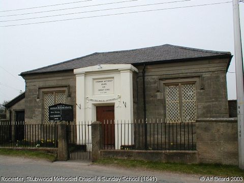 Recent Photograph of Stubwood Methodist Chapel (1841) (Rocester)