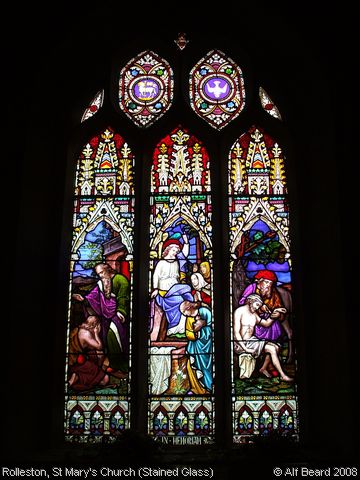 Recent Photograph of St Mary's Church (Stained Glass) (Rolleston)