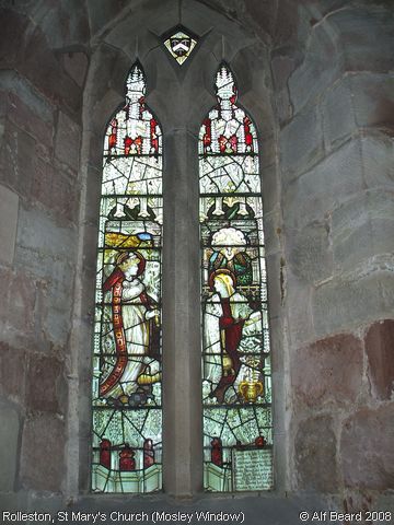 Recent Photograph of St Mary's Church (Mosley Window) (Rolleston)