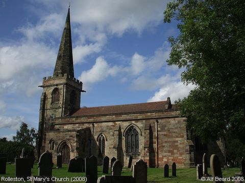 Recent Photograph of St Mary's Church (2008) (Rolleston)