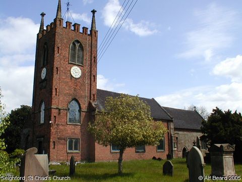 Recent Photograph of St Chad's Church (Seighford)