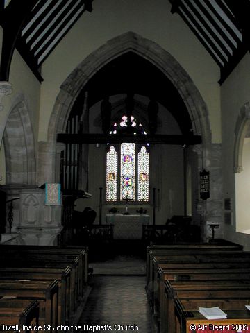 Recent Photograph of Inside St John the Baptist's Church (Tixall)