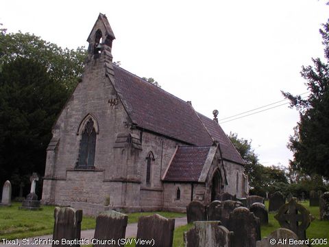 Recent Photograph of St John the Baptist's Church (SW View) (Tixall)