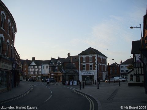 Recent Photograph of Market Square (Uttoxeter)