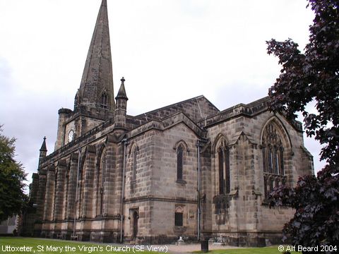 Recent Photograph of St Mary the Virgin's Church (SE View) (Uttoxeter)