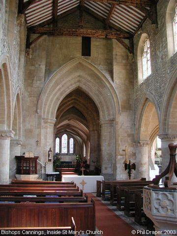 Recent Photograph of Inside St Mary the Virgin's Church (Bishops Cannings)