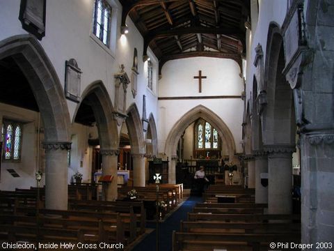 Recent Photograph of Inside Holy Cross Church (Chisledon)