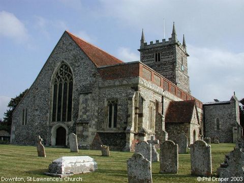 Recent Photograph of St Lawrence's Church (Downton)