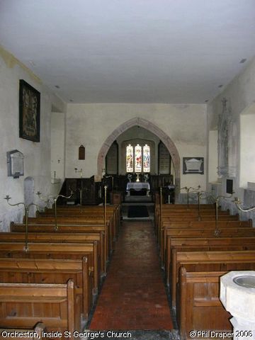 Recent Photograph of Inside St George's Church (Orcheston St George)