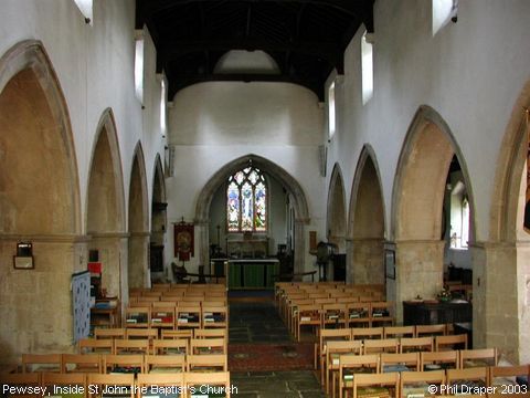Recent Photograph of Inside St John the Baptist's Church (Pewsey)