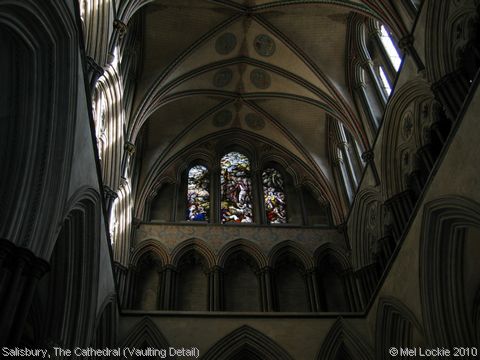 Recent Photograph of The Cathedral (Vaulting Detail) (Salisbury)