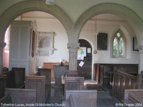 Recent Photograph of Inside St Nicholas's Church (Tytherton Lucas)