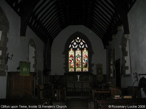 Recent Photograph of Inside St Kenelm's Church (Clifton upon Teme)