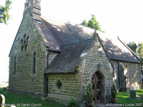 Recent Photograph of All Saints Church (Hollybush)