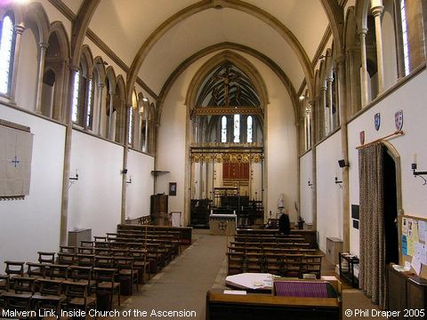 Recent Photograph of Inside Church of the Ascension (Malvern Link)