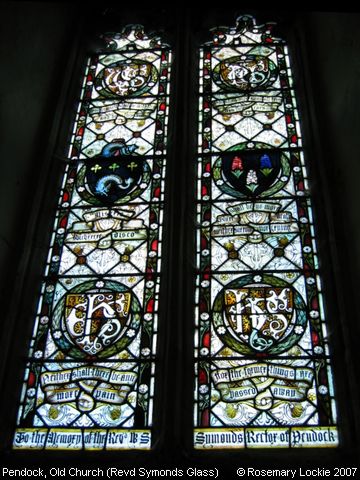 Recent Photograph of Old Church (Revd Symonds Glass) (Pendock)