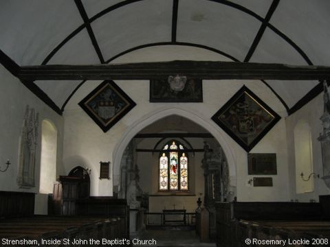 Recent Photograph of Inside St John the Baptist's Church (Strensham)