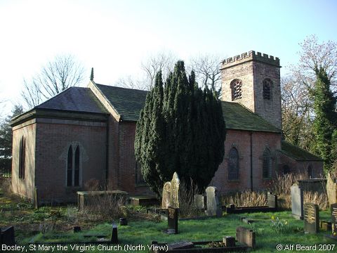 Recent Photograph of St Mary the Virgin's Church (North View) (Bosley)