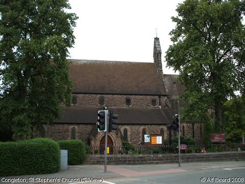 Recent Photograph of St Stephen's Church (South View) (Congleton)