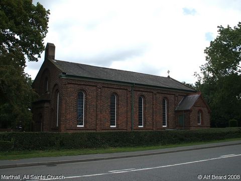 Recent Photograph of All Saints Church (Marthall)