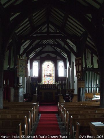 Recent Photograph of Inside SS James & Paul's Church (East) (Marton)