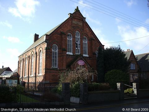 Recent Photograph of St John's Wesleyan Methodist Church (Shavington)