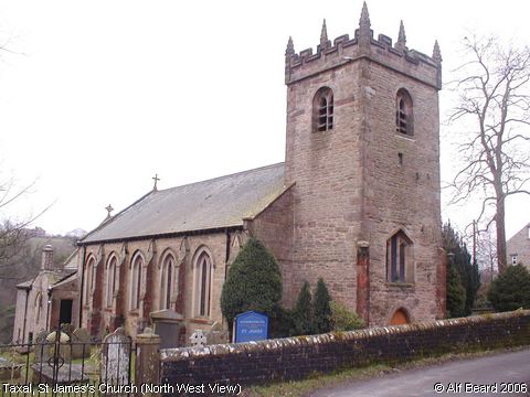 Recent Photograph of St James's Church (NW View) (Taxal)