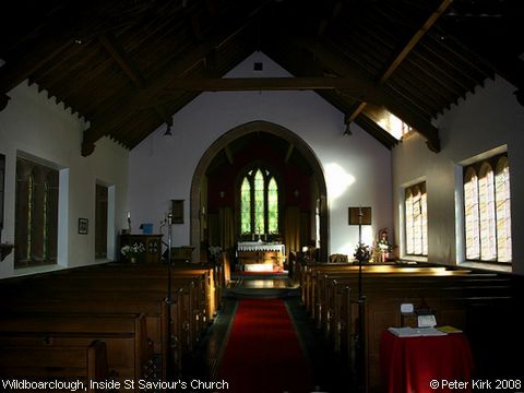 Recent Photograph of Inside St Saviour's Church (Wildboarclough)